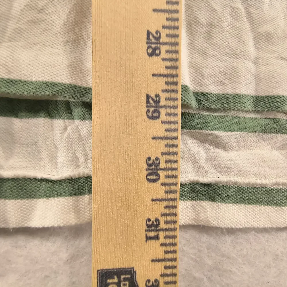 Polo by Ralph Lauren Short Sleeve Collared Polo Shirt Mens Size 2XL White Green